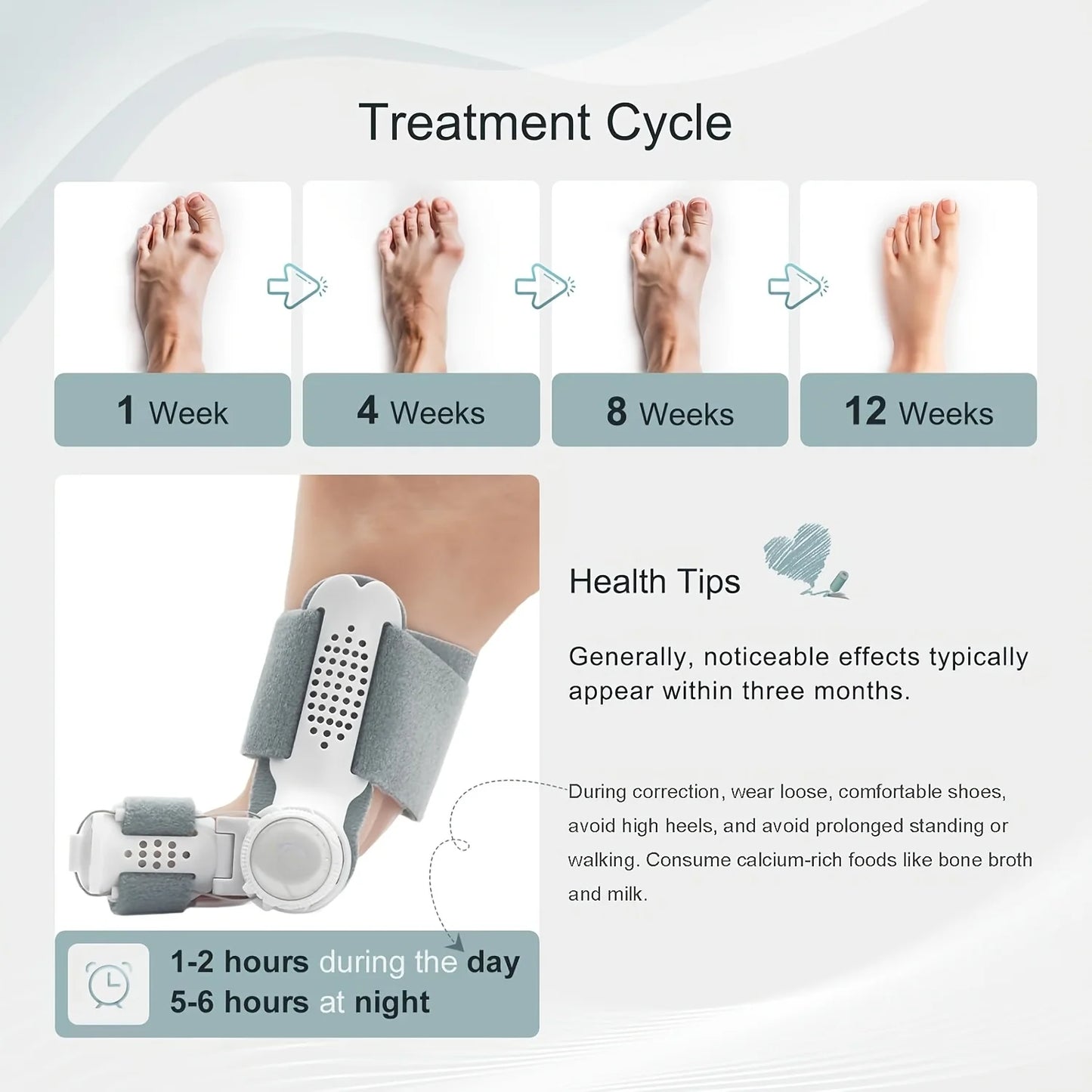 Rotatable Silicone Big Toe Separator Cushion, Left & Right Foot Toe Buffer Pad Daily Foot Care Supplies